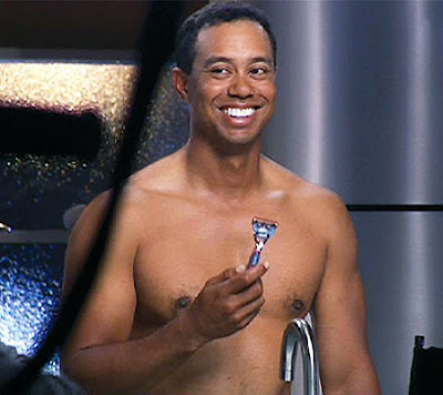 Tiger Woods Shaved