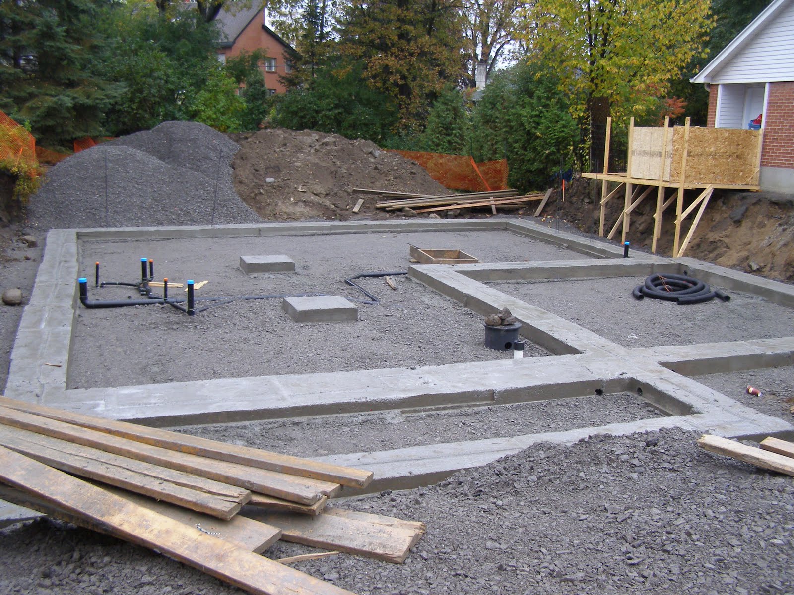 Move That Bus!!! concrete footings poured