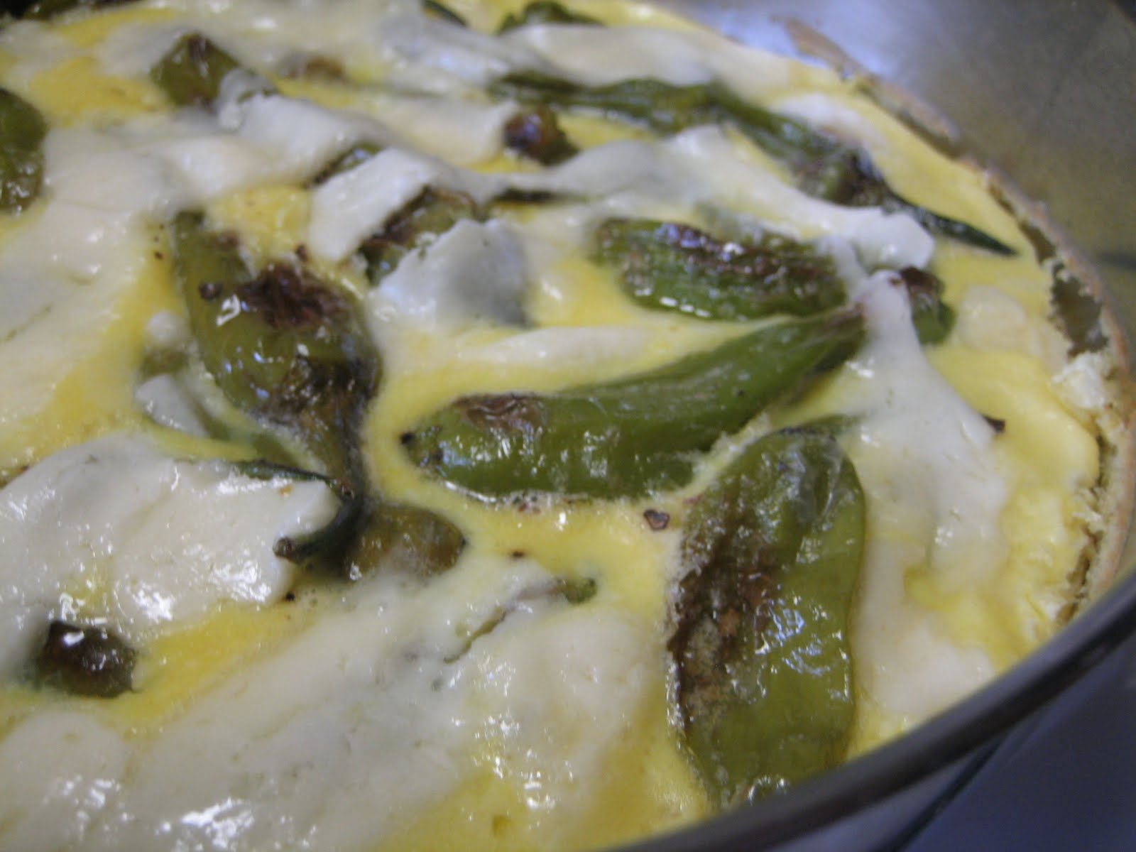 Lentil Breakdown Shishito Chile and Cheese Frittata