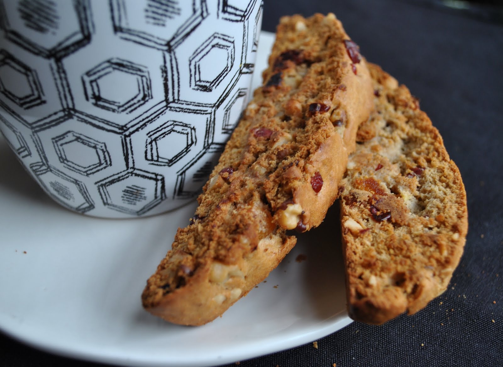 Baking Powders Nuts and fruits biscotti