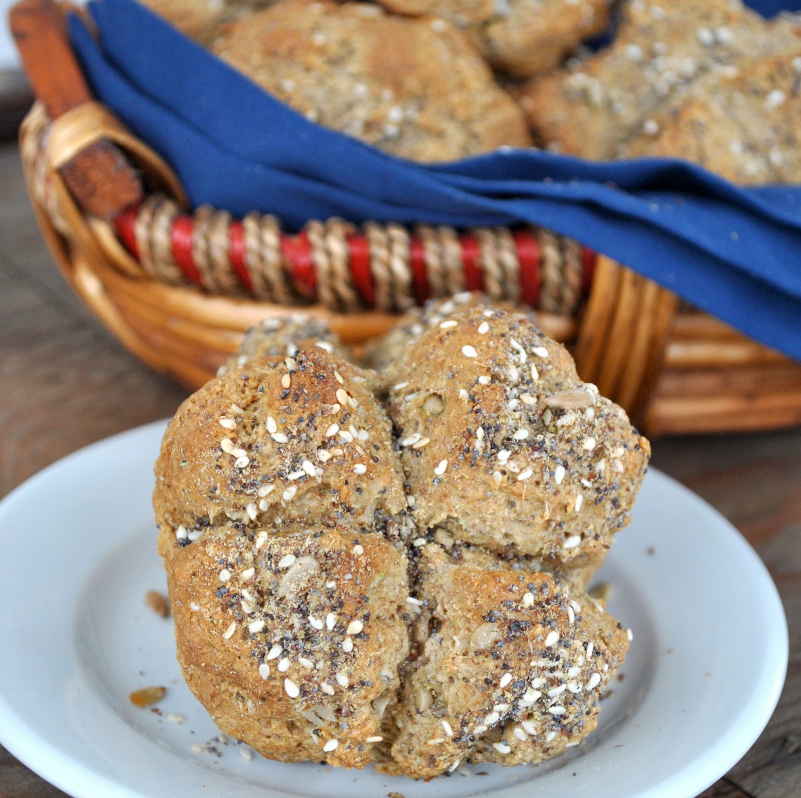 Baking Powders Seeded soda bread buns