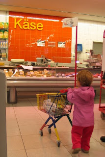 Lekkere vleeswaren in de Spar van Lermoos