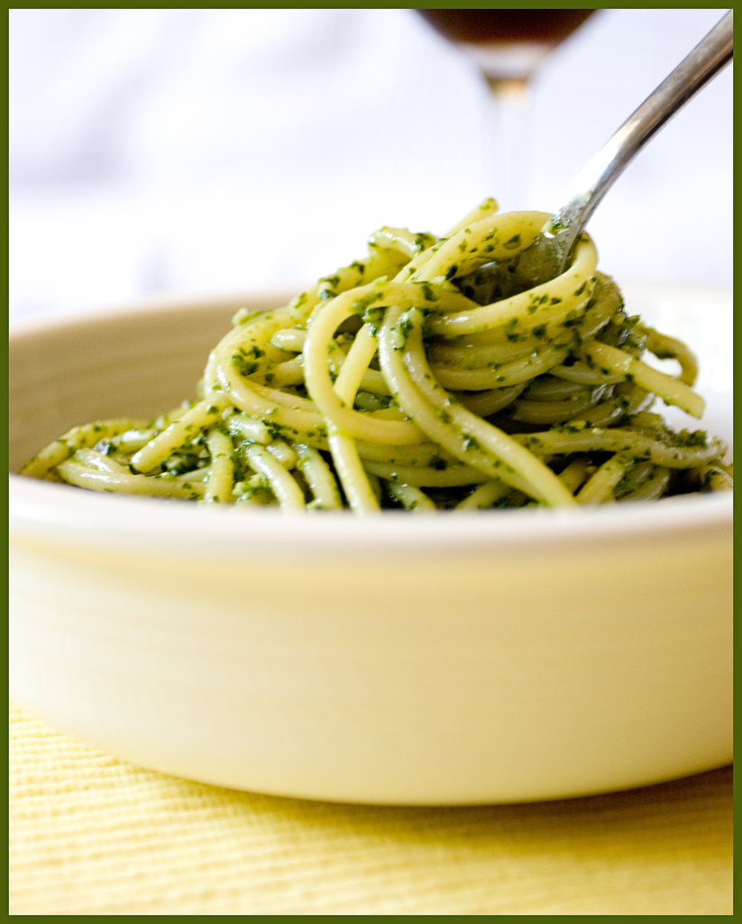 Angel Hair Pasta with Pesto