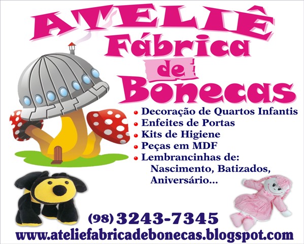 Ateliê Fabrica de Bonecas!