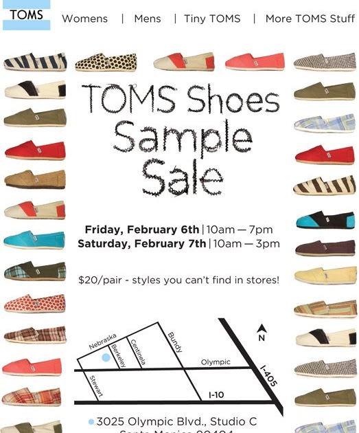 When Tara Met Blog TOMS Shoes sample sale