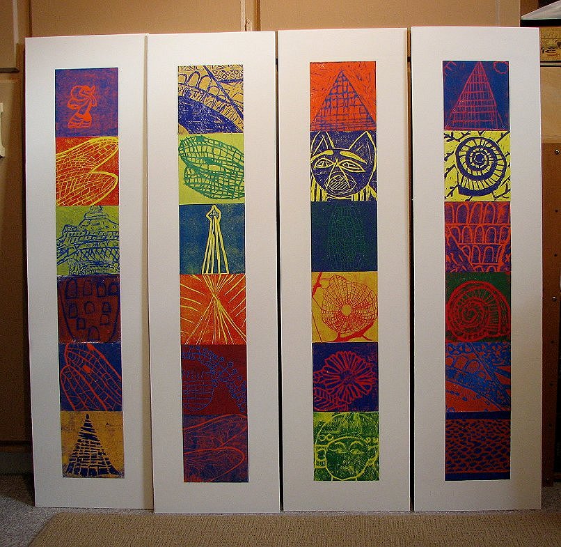 My Printmaking Journey Elementary School printmaking instruction