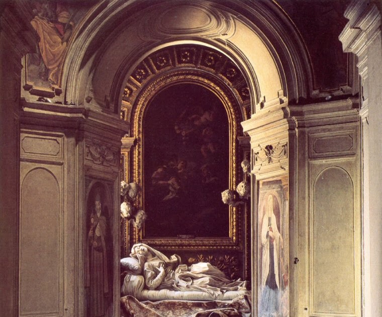 solitary dog sculptor Sculpture Bernini. Ludovica Albertoni English