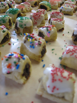 the old college try: italian christmas cookies.