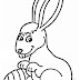 Desenho de coelho da páscoa, Desenho de páscoa para colorir