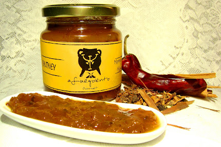 Chutney de Mango, Durazno y Manzana