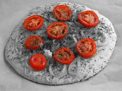this is NOT meant to look appetizing, by the way - I just want to show the technique