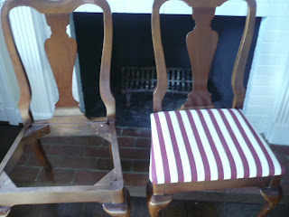 Westhampton DIY: Recovering Dining Room Chairs