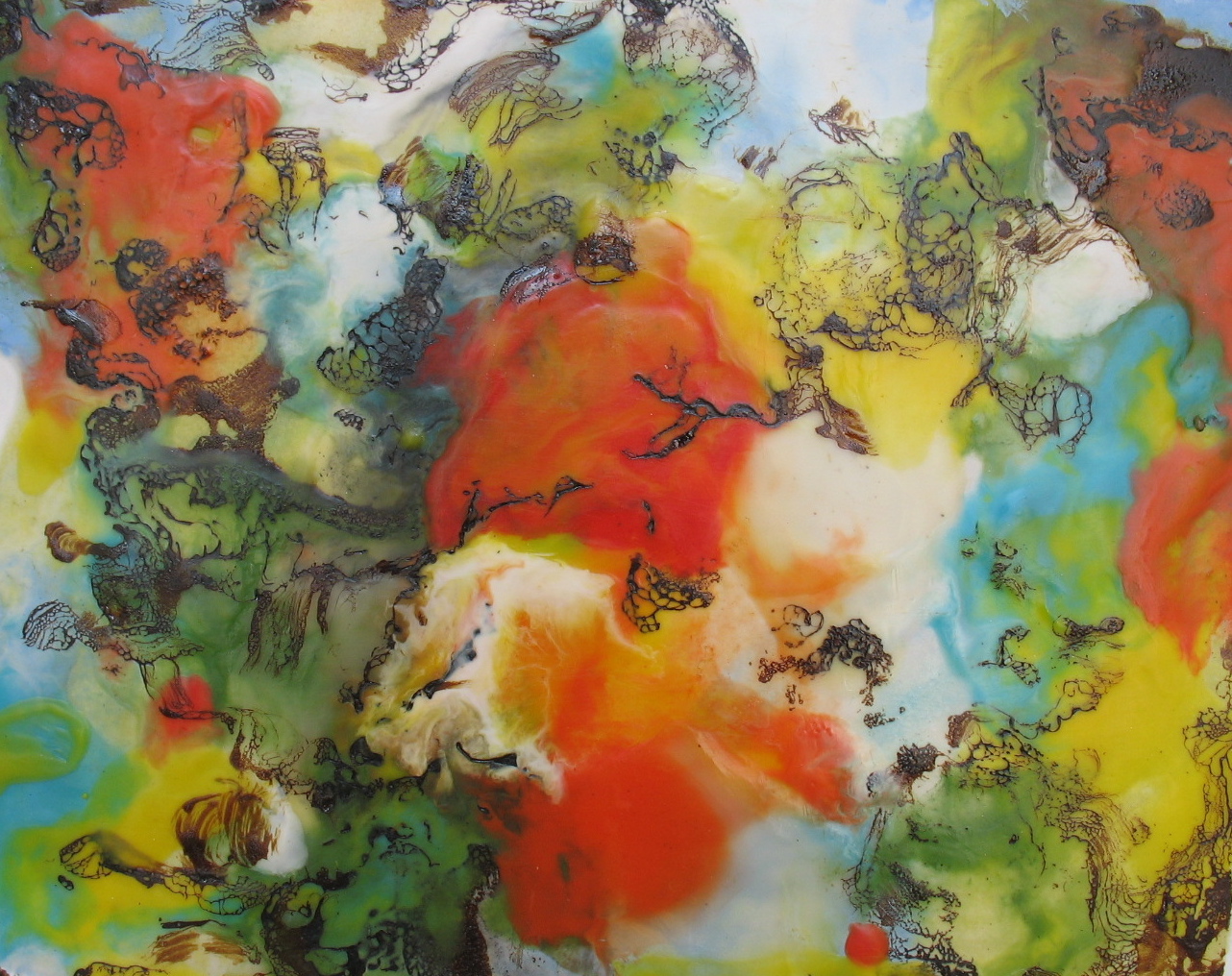 60 Years of Making Art Encaustic on paper