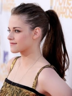 Kristen Stewart - ponytail hairstyles