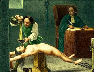 Métodos de tortura e execução Cavalete+e+funil