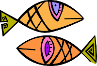 cartoon drawing of fish