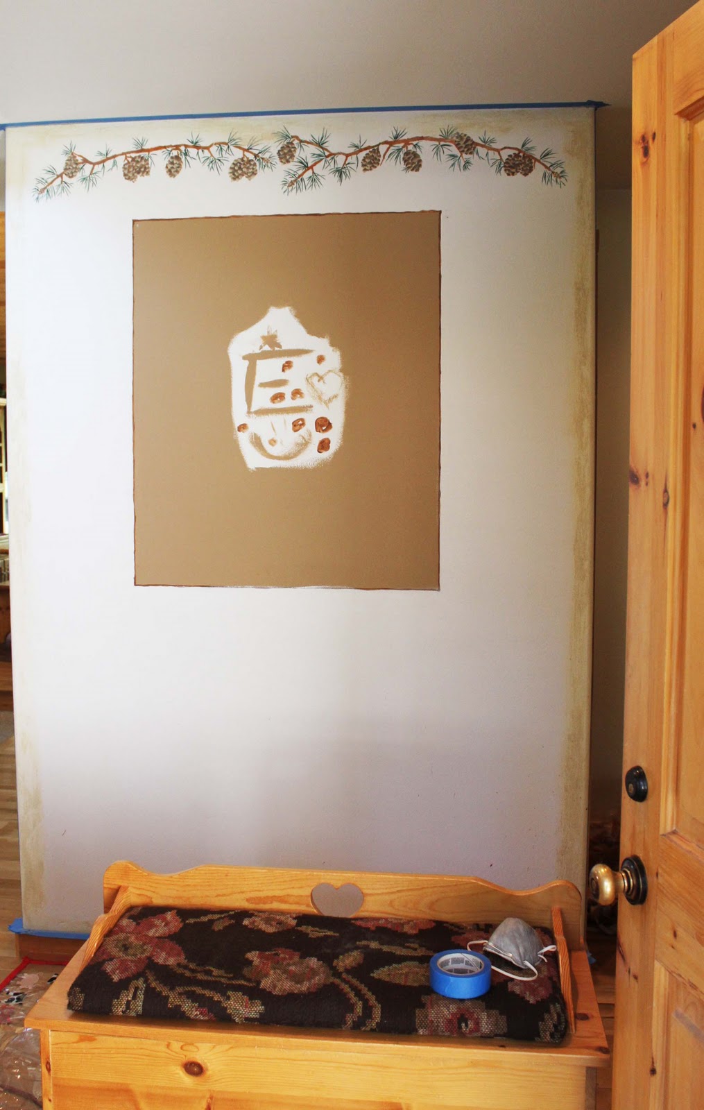 Step by Step Pictures of a Dramatic American Clay Wall