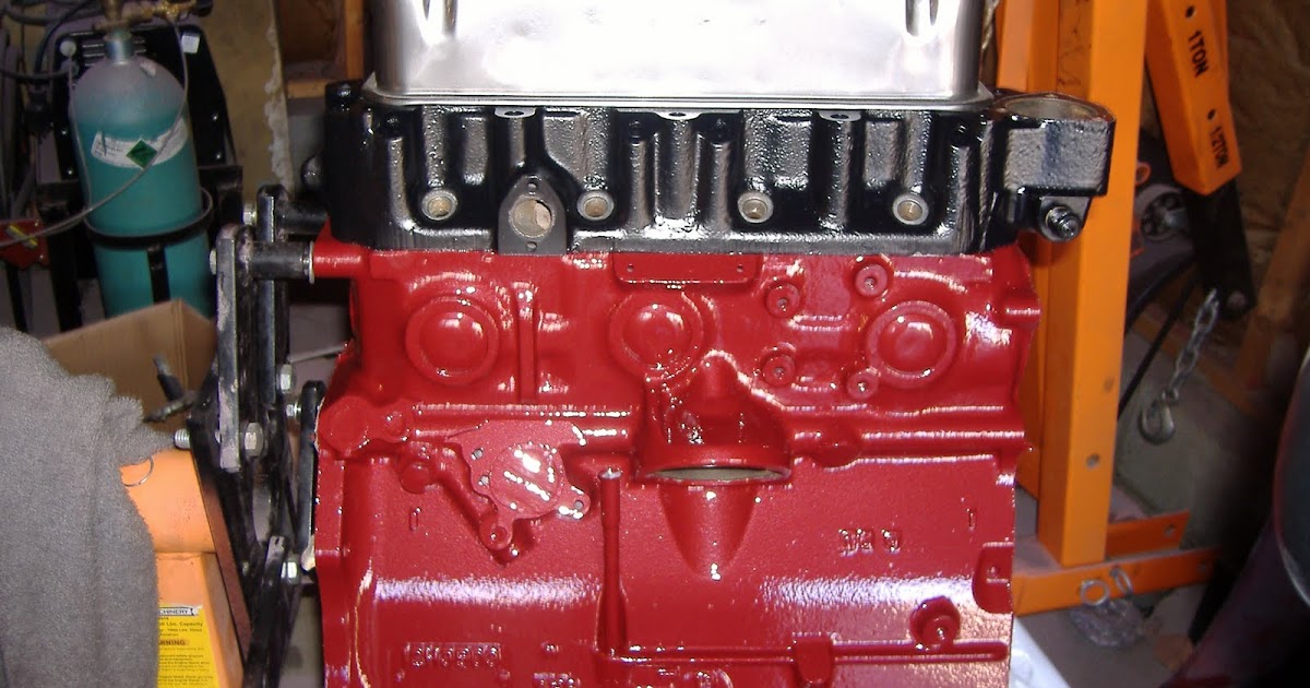 1974 MGB Engine Paint