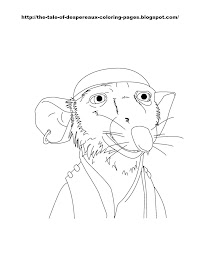 The Tale Of Despereaux Coloring Pages Despereaux S Roscuro
