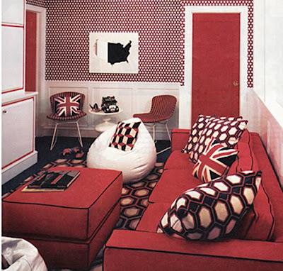 Sofa  Small Living Room on Photo Courtesy Of Jonathan Adler Interior Design  A Classic Wing Back