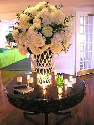 white wedding flower centerpieces. This is a wedding