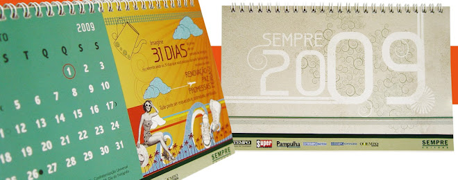 Calendário 2009 Sempre Editora - Indicado ao Prêmio Cícero 2009