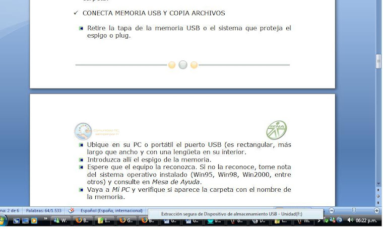 retirar la memoria usb