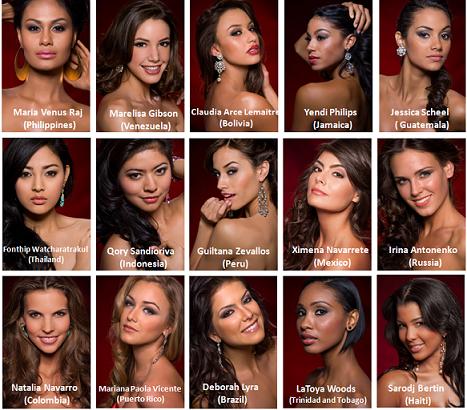 Cute Pics List Of Miss Universe 2010 Candidates Top 15 Contestants It is one of the big four international beauty pageants, along with miss universe, miss earth and miss international. cute pics blogger