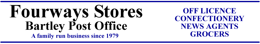 Fourways Stores & Bartley Post Office