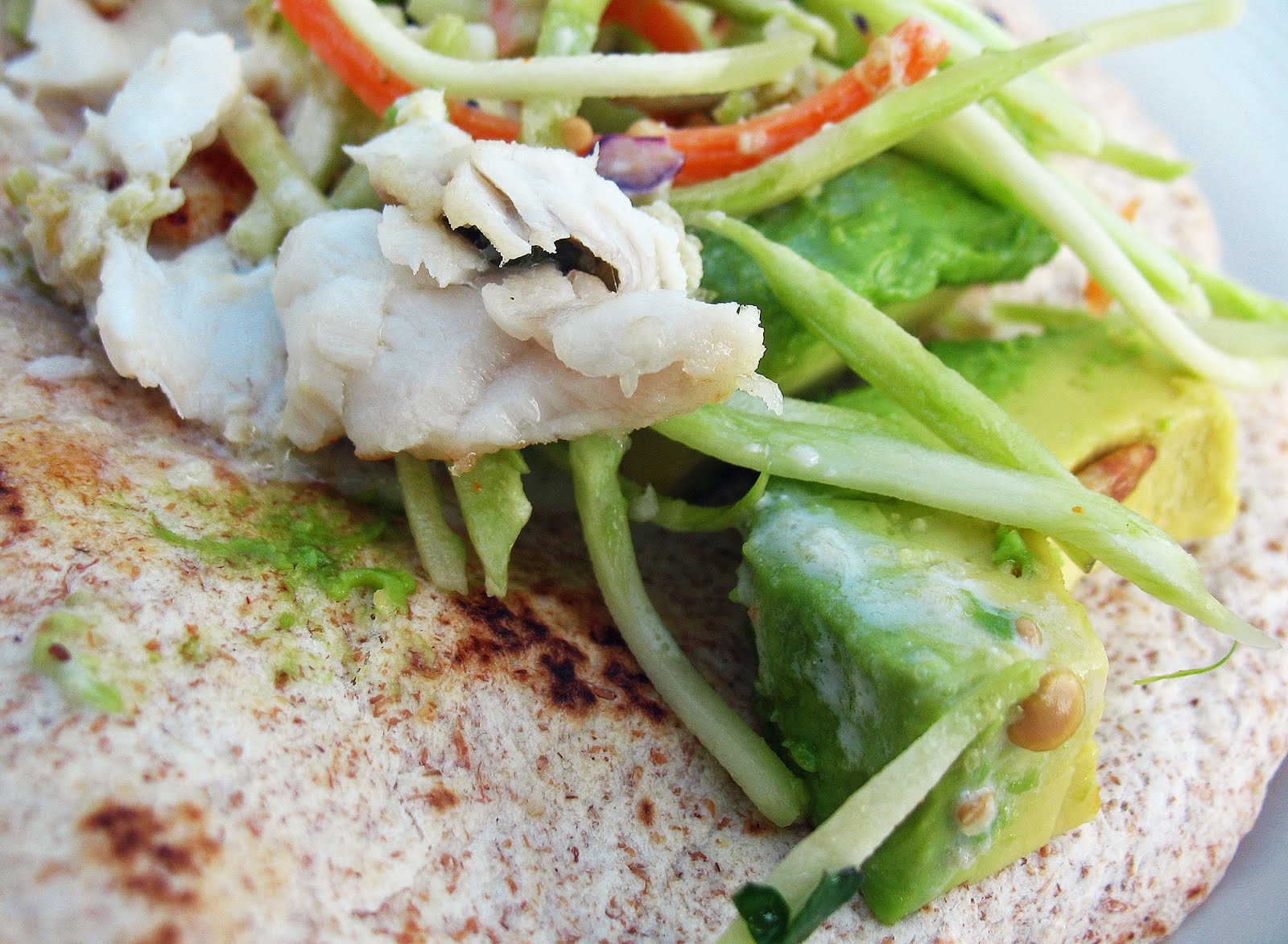 Pesto Chango! Fish Tacos (And Broccoli Slaw!)