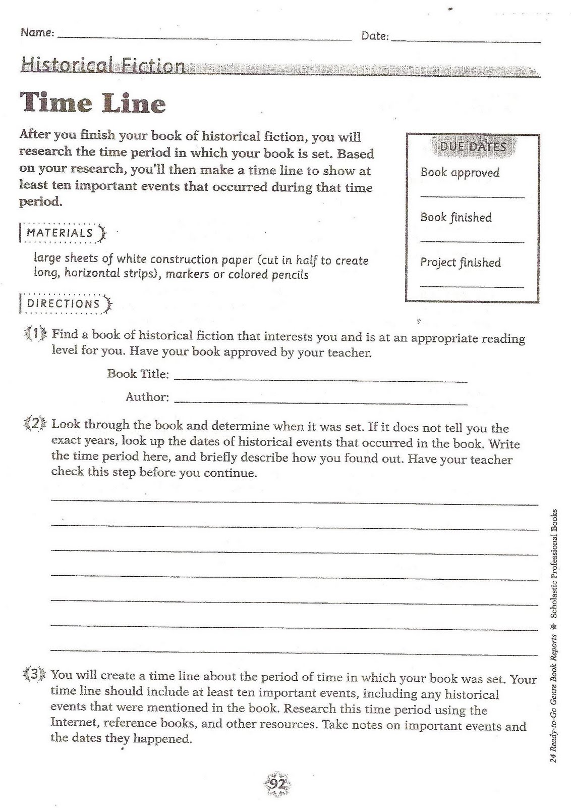 Autobiographies for 4th graders picture