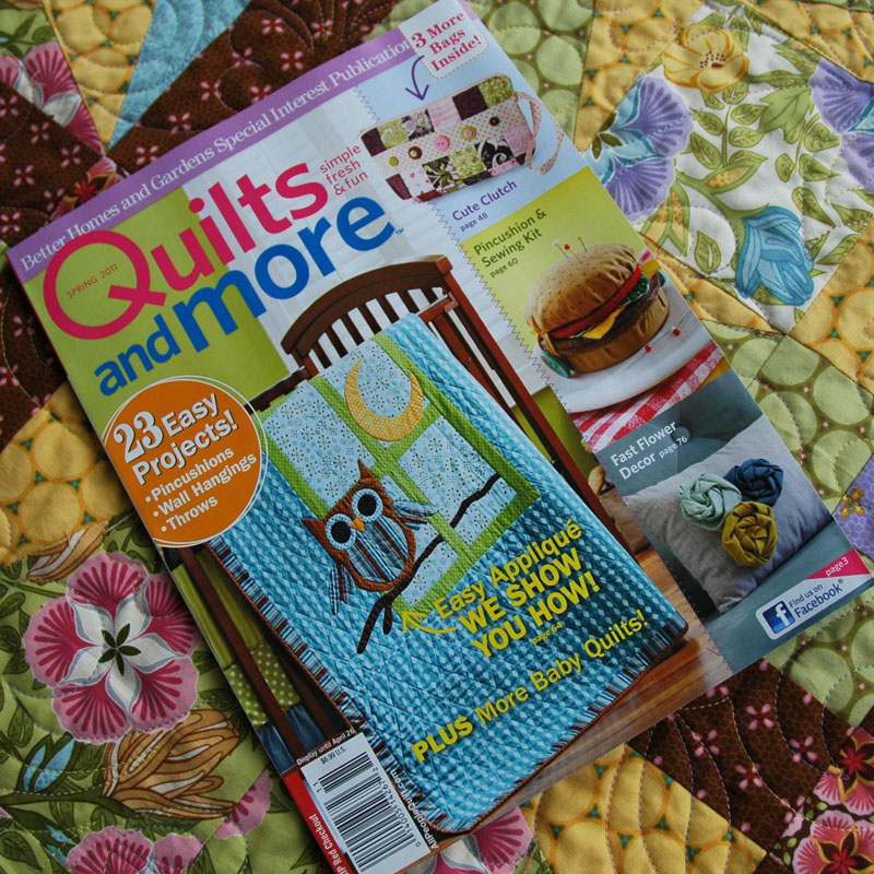 “A Rows Garden” in Quilts and More Amanda’s blog