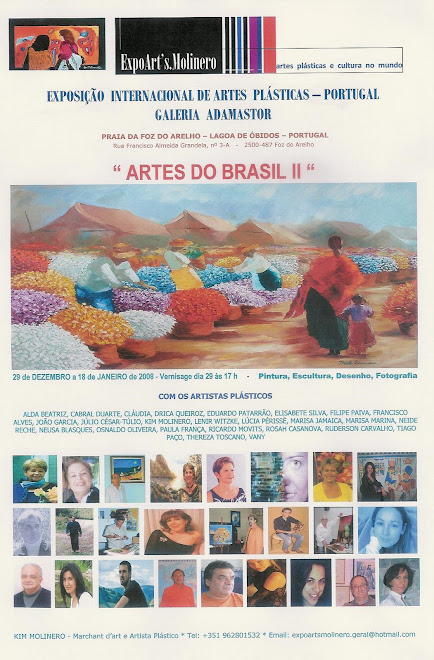 Exposição "ARTES DO BRASIL II" na Galeria Adamastor - Foz Arelho – Portugal