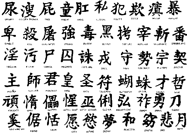 Kanji Tattoo Symbols Meanings and Translations 3 Kanji Tattoo Symbols Meanings and Translations 3