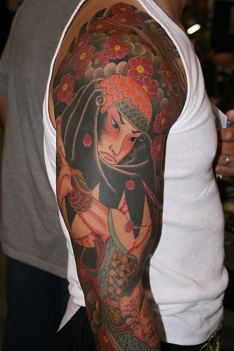 japanese tattoo sleeves. a Japanese Sleeve Tattoo.