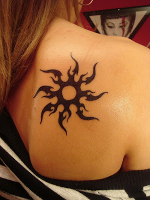 Tribal Sun Tattoo Design tribal sun tattoo designs 