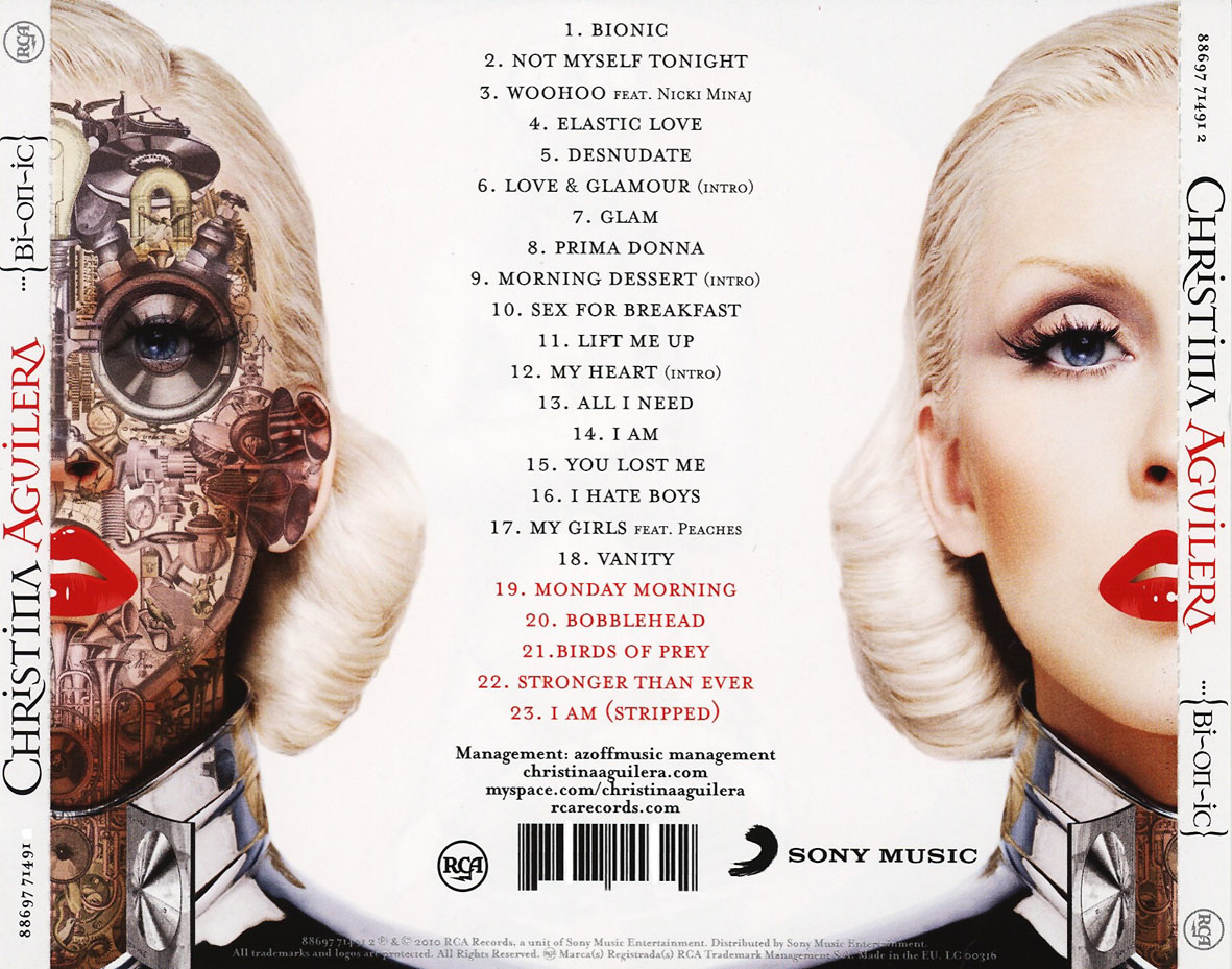 Christina Aguilera - Bionic Lyrics MetroLyrics