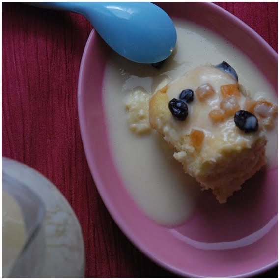 Whisk a food blog Pudding Diplomate, Crème Anglaise (Ladyfinger