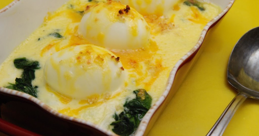 Whisk a food blog Whisk Wednesdays—Oeufs Mollets Florentine (Soft