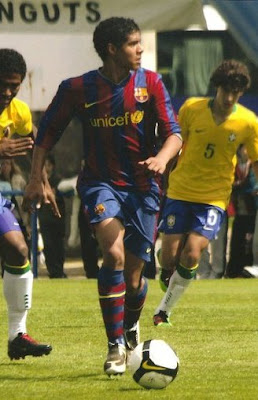 Carlos Martínez Rivas, futbolista dominicano promesa del Fútbol Club Barcelona