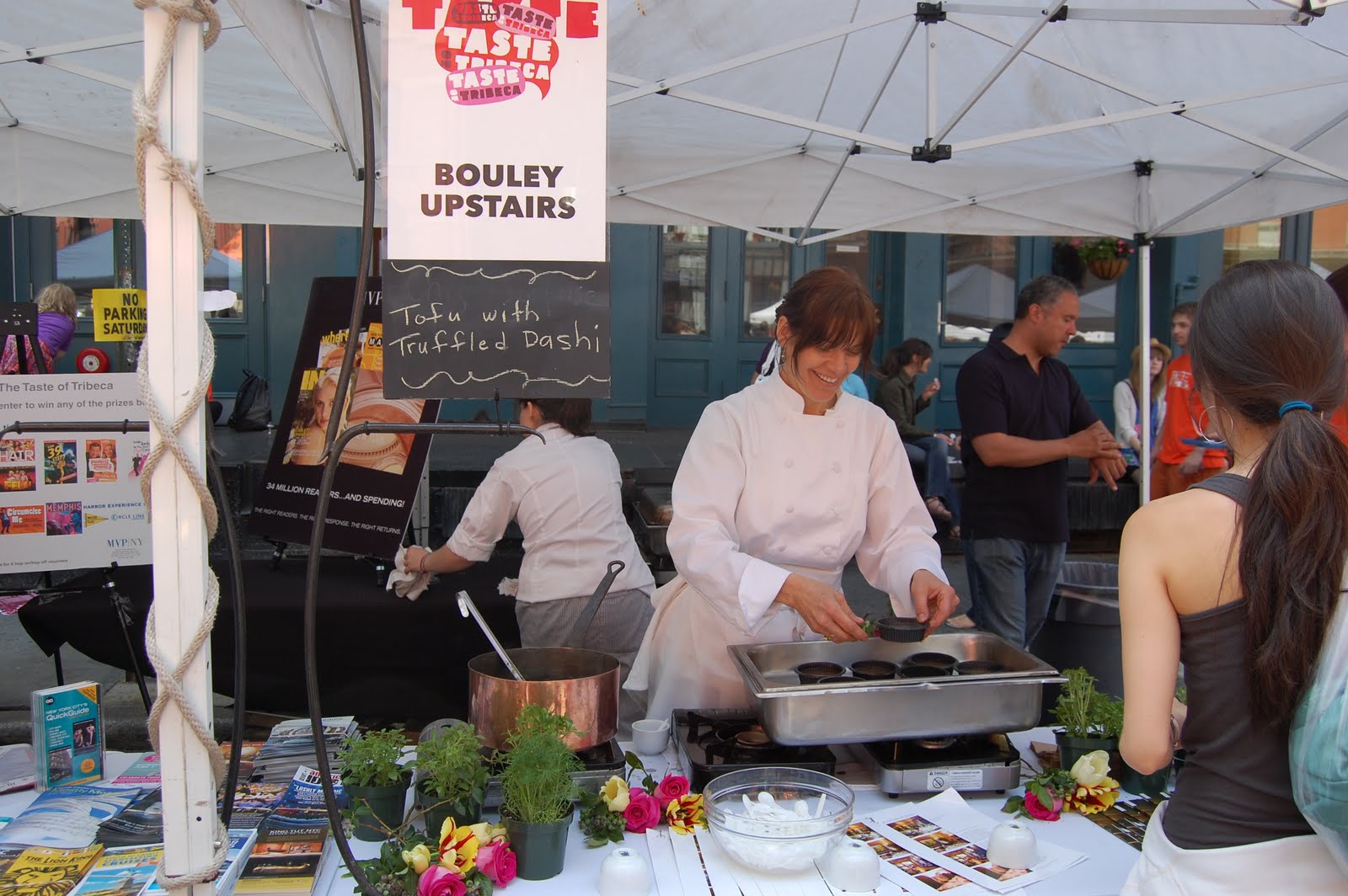 Eating at Tribeca New York, NY Corner Turn