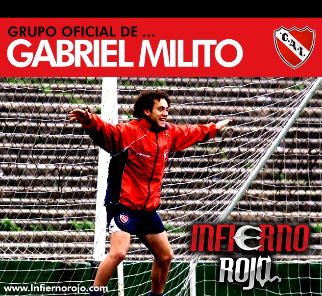 Gabriel Milito el post que se merece Gabriel Milito el post que se merece