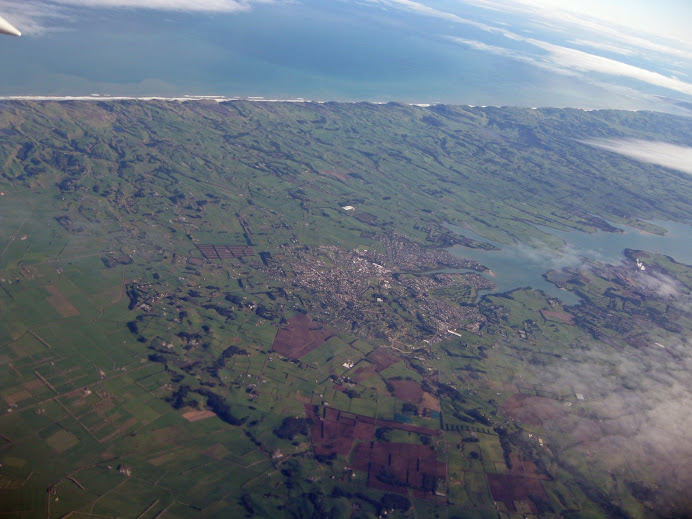 Lors du domestic flight entre Auckland et Christchurch