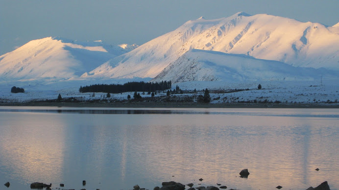 Au coucher du soleil