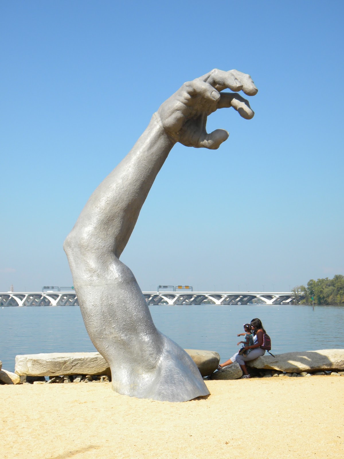 Giant Hand Sculpture