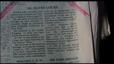 David Locke'un ölüm haberi