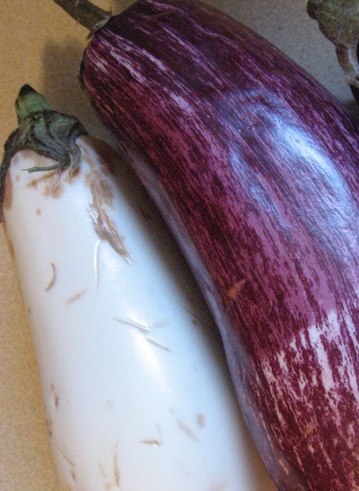 Mushrooms marinate in olive oil and nama shoyu