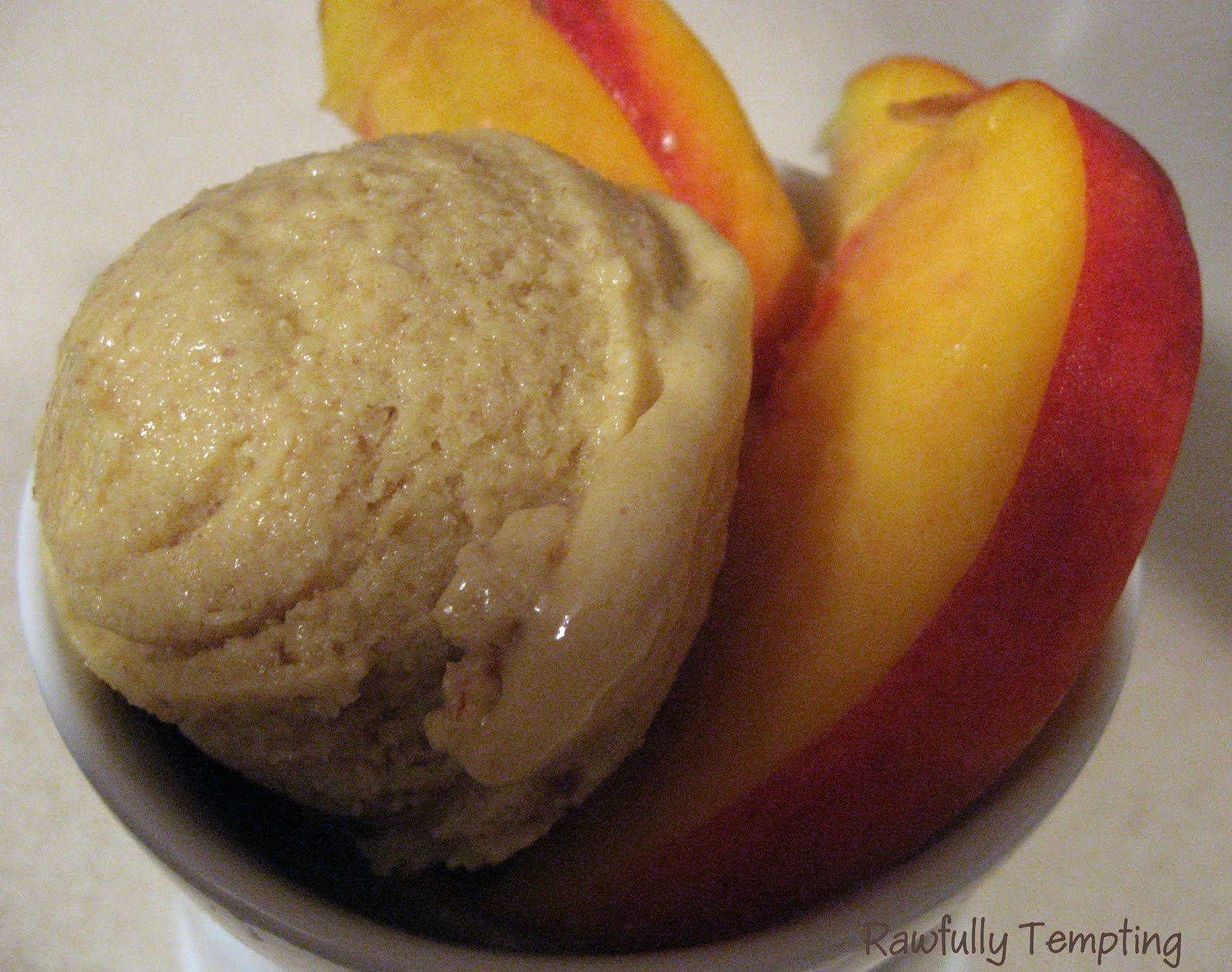 PEACHY! What a refreshing change for me! Light and creamy, not too