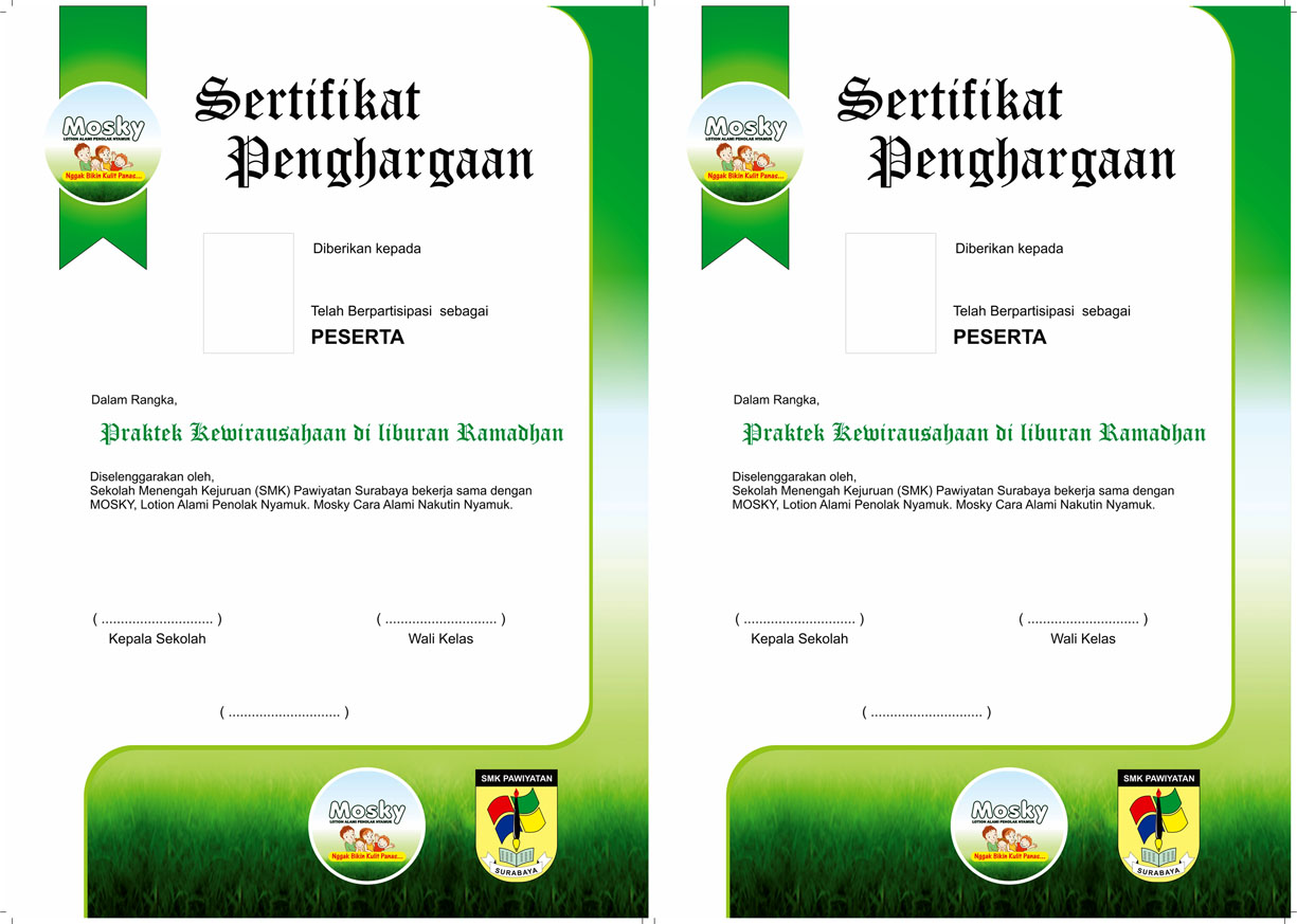Sertifikat Dan Piagam