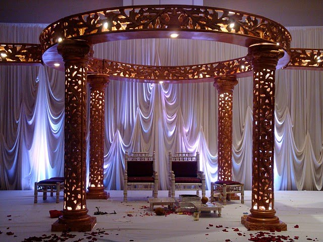 Gold Mandap